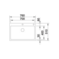 Кухонна мийка Blanco CLARON 700-IF/A Durinox (523394)