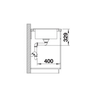 Кухонна мийка Blanco ELON XL 8S (524867) сірий беж