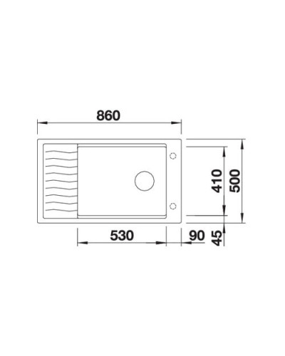 Кухонна мийка Blanco ELON XL 8S (524864) білий