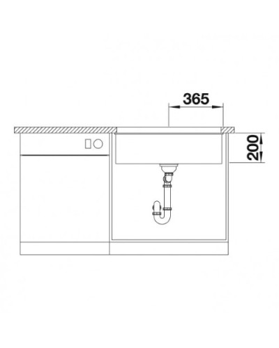 Кухонна мийка Blanco ETAGON 700-U (525167) антрацит