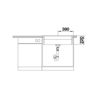 Кухонна мийка Blanco ETAGON 8 (525187) антрацит