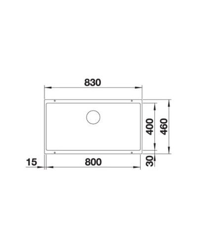 Кухонна мийка Blanco SUBLINE 800-U (523141) антрацит