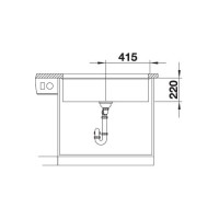 Кухонна мийка Blanco SUBLINE 800-U (523145) білий