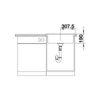 Кухонна мийка Blanco PALONA 6 (524731) глянсовий білий