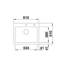 Кухонна мийка Blanco PALONA 6 (524738) чорний