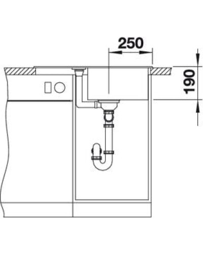 Кухонна мийка Blanco METRA 45S Compact (525913) чорний