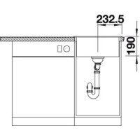 Кухонна мийка Blanco DALAGO 45 (525869) чорний