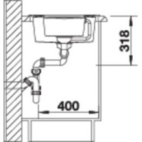 Кухонна мийка Blanco METRA 6S (525926) чорний