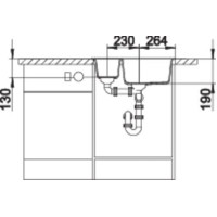 Кухонна мийка Blanco METRA 6 (525922) чорний