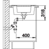 Кухонна мийка Blanco METRA 6 (525922) чорний