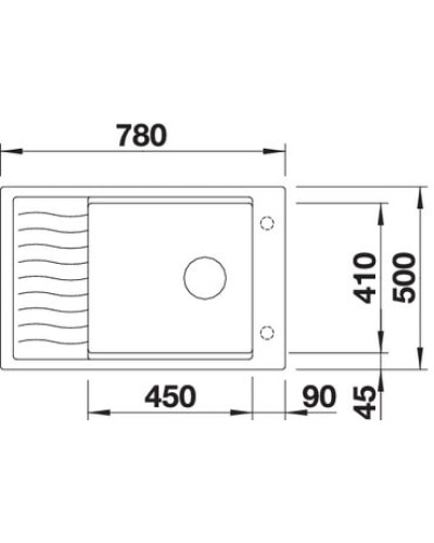 Кухонна мийка Blanco ELON XL 6S (525882) чорний