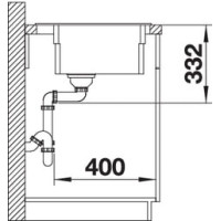 Кухонна мийка Blanco ETAGON 8 (525893) чорний