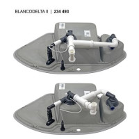 Кухонна мийка Blanco DELTA II (525867) чорний