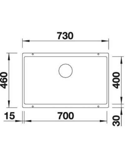 Кухонна мийка Blanco SUBLINE 700-U (526001) чорний