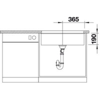 Кухонна мийка Blanco SUBLINE 700-U (526001) чорний