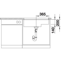 Кухонна мийка Blanco SUBLINE 700-U Level (526004) чорний