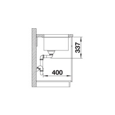 Кухонна мийка Blanco SUBLINE 800-U (526005) чорний