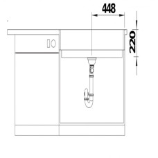 Кухонна мийка Blanco VINTERA XL 9-UF (526101) антрацит