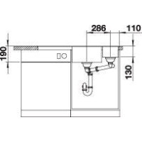 Кухонна мийка Blanco AXIA III 6S (525849) чорний