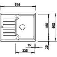 Кухонна мийка Blanco ZIA 40S (526006) чорний