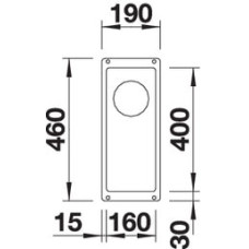 Кухонна мийка Blanco SUBLINE 160-U (525981) чорний