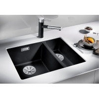 Кухонна мийка Blanco SUBLINE 340/160-U L (525985) чорний