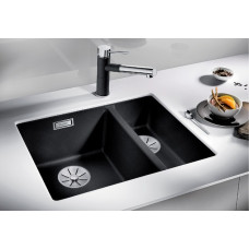Кухонна мийка Blanco SUBLINE 340/160-U L (525985) чорний
