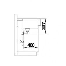 Кухонна мийка Blanco VINTERA XL 9-UF (526102) темна скеля