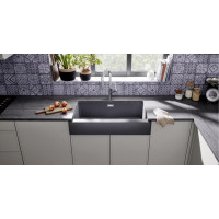 Кухонна мийка Blanco VINTERA XL 9-UF (526102) темна скеля