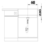 Кухонна мийка Blanco VINTERA XL 9-UF (526108) кава