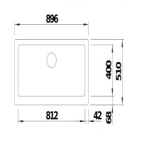 Кухонна мийка Blanco VINTERA XL 9-UF (526108) кава