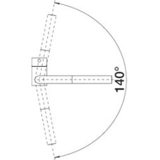 Кухонний змішувач Blanco LINUS-S (525807) чорний матовий