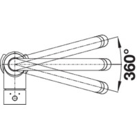 Кухонний змішувач Blanco MIDA-S (526146) чорний