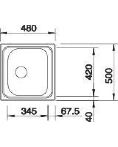 Кухонна мийка Blanco TIPO 45 C (525320)