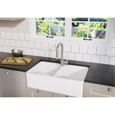 Кухонна мийка Blanco VILLAE Double (525164) глянсовий білий