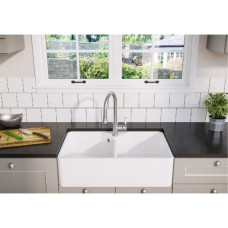 Кухонна мийка Blanco VILLAE Double (525164) глянсовий білий