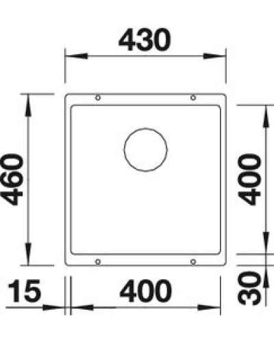 Кухонна мийка Blanco ROTAN 400-U (521334) білий