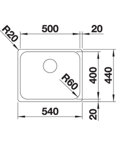 Кухонна мийка Blanco SUPRA 500-IF (526351)