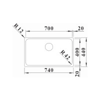 Кухонна мийка Blanco SOLIS 700-U (526125) полірована