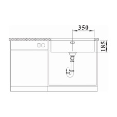 Кухонна мийка Blanco SOLIS 700-U (526125) полірована