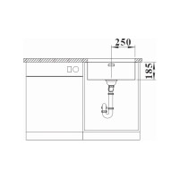 Кухонна мийка Blanco SOLIS 500-U (526122) полірована