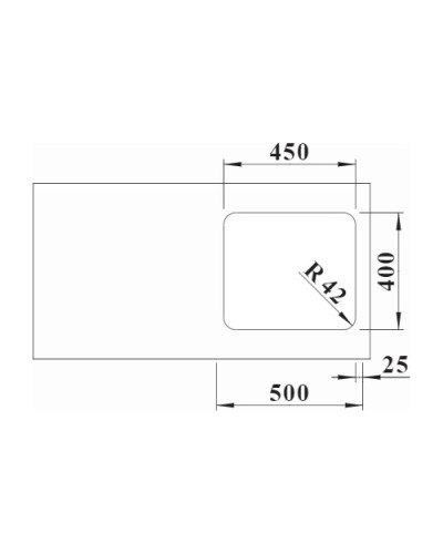 Кухонна мийка Blanco SOLIS 450-U (526120)