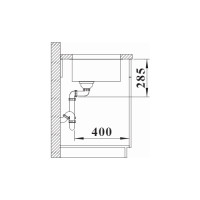 Кухонна мийка Blanco SOLIS 340-U (526115) полірована