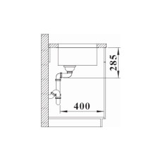 Кухонна мийка Blanco SOLIS 340-U (526115) полірована