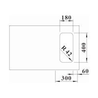 Кухонна мийка Blanco SOLIS 180-U (526113) полірована