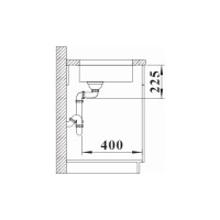 Кухонна мийка Blanco SOLIS 180-U (526113) полірована