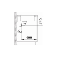 Кухонна мийка Blanco SOLIS 180-U (526113) полірована