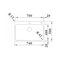 Кухонна мийка Blanco SOLIS 700-IF/A (526127) полірована