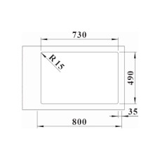 Кухонна мийка Blanco SOLIS 700-IF/A (526127) полірована