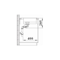 Кухонна мийка Blanco SOLIS 340/180-IF/A (526132) полірована